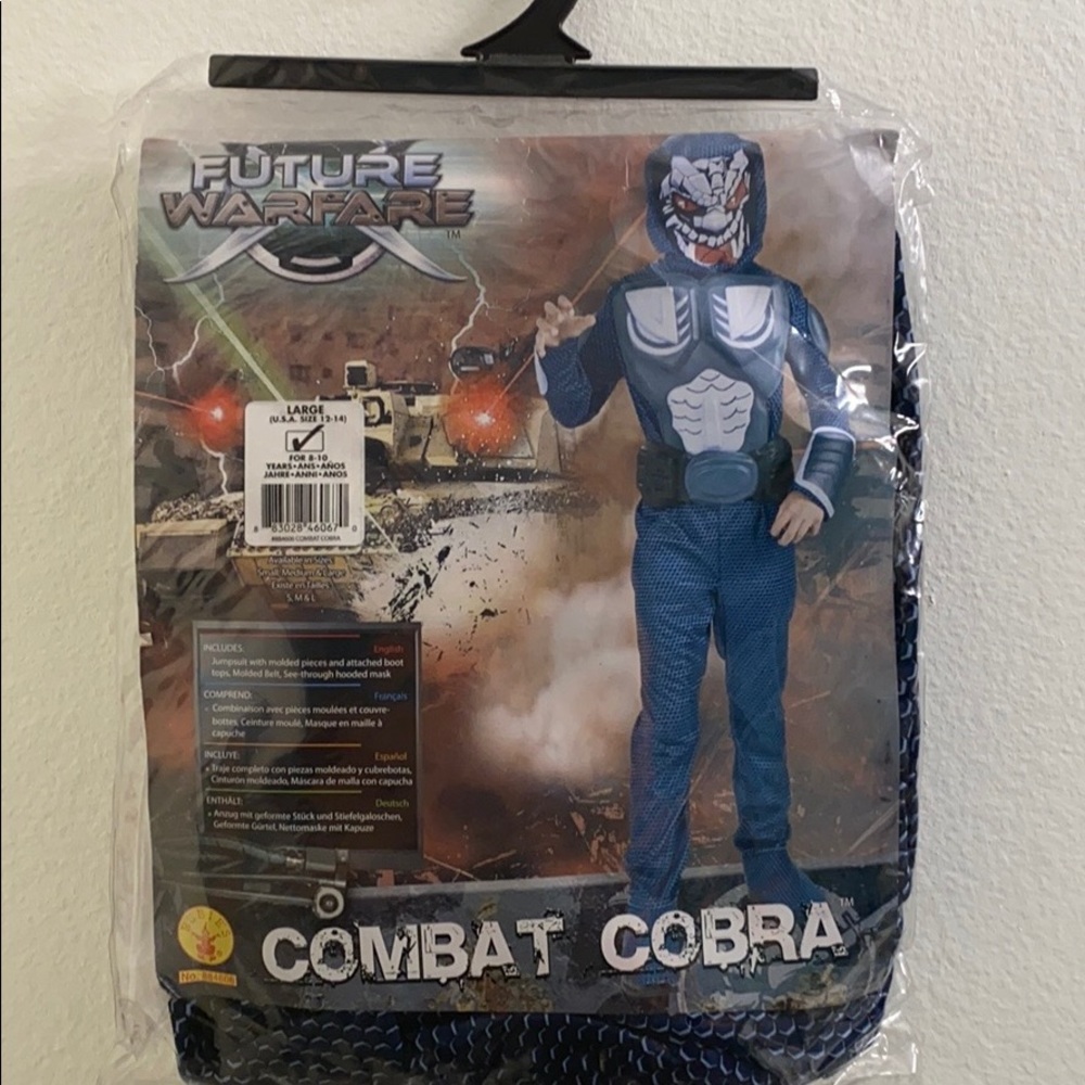 ✅🛍️ 4/$16 Shop Future Warfare Combat Cobra Costume L 12-14